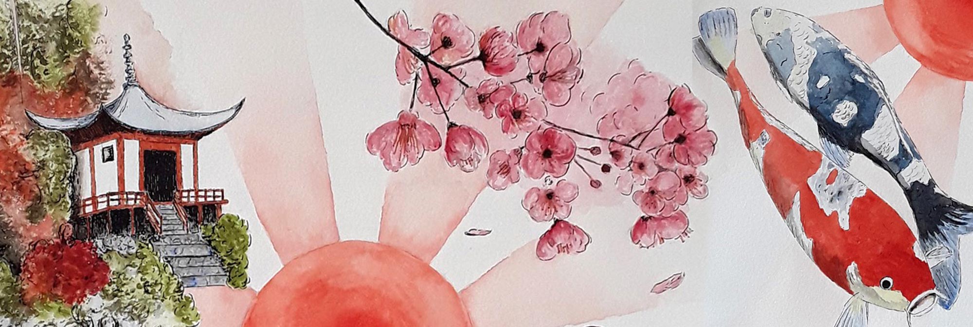 Online Course - Watercolor Illustration with Japanese Influence